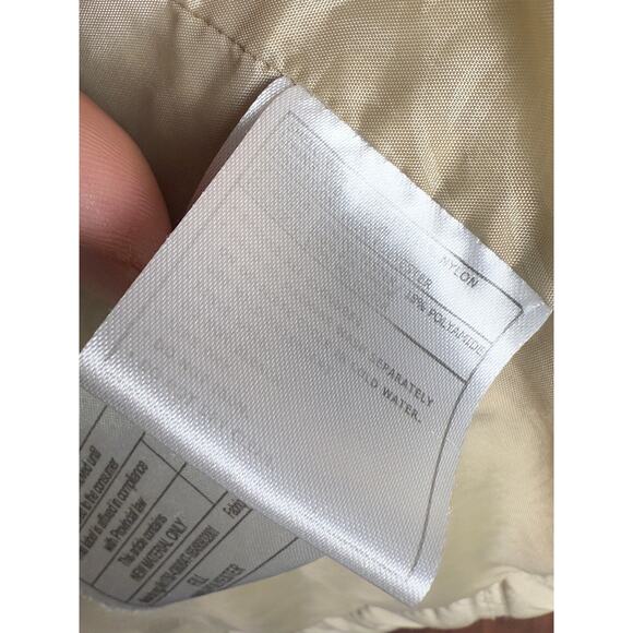 Ariat Quilt Style Insulated Puffer Vest Jacket Coat Cream White Womens 2XL XXL - Picture 8 of 11